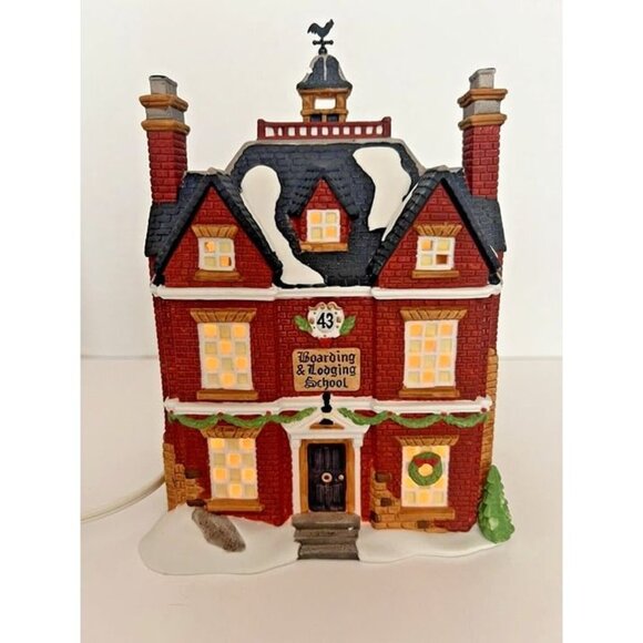 1994 Department 56‎ BOARDING AND LODGING SCHOOL 5810-6 Dickens Village Series - Picture 1 of 9